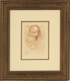 Salvador Dali (1904-1989) Spanish, Signed Etching "Cervantes" Artist's Proof