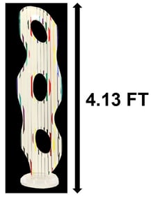 Will Grant (Born 1969) American, Large Vertical Rainbow Acrylic Sculpture