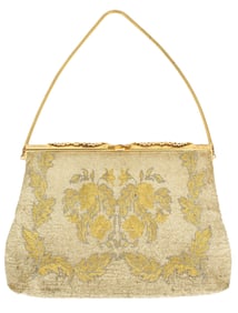 French Vintage Beaded Handbag
