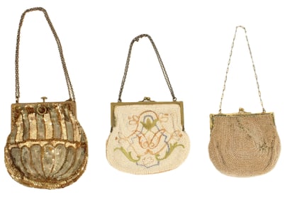 (3) Vintage Hand Bags