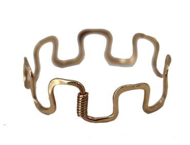 Tested 10k Gold Bangle - 10.4 g.