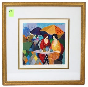 Itzchak Tarkay (1935-2012) Israeli, Signed and Numbered Serigraph