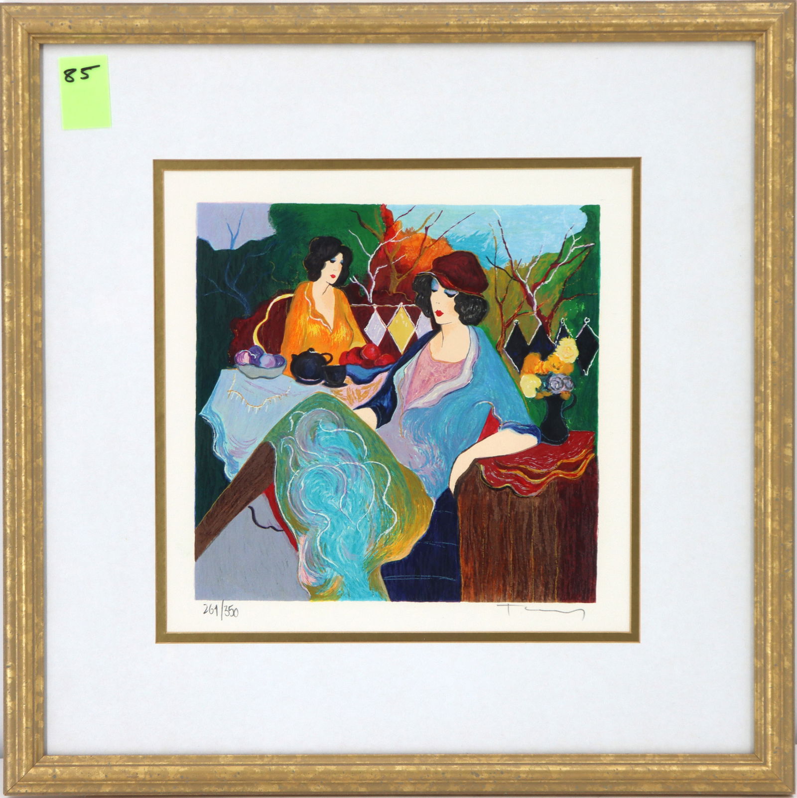 Itzchak Tarkay (1935-2012) Israeli, Signed and Numbered Serigraph (1 of 11)