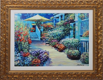 Howard Behrens (1933-2014) American, Mixed Media Painting on Canvas