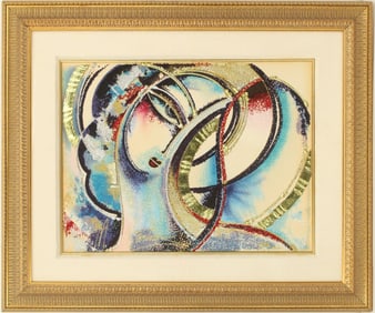Martiros Manoukian (Born 1947) Armenian/American, Embellished Serigraph