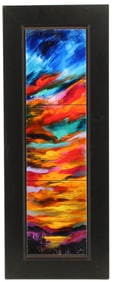 Jonas Gerard (1941-2020) American, Framed Dye Sublimation Ceramic Tile Wall Art