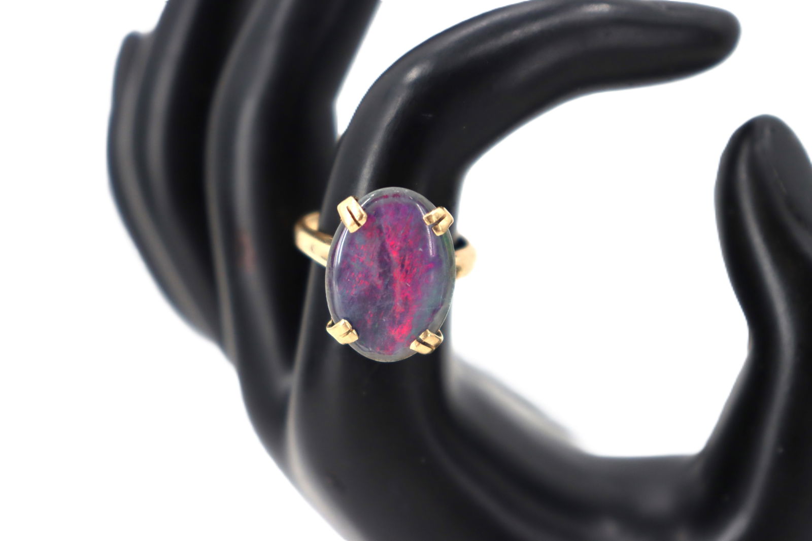 Glass and 14k Gold Ring - Gross 5.1 g (1 of 11)