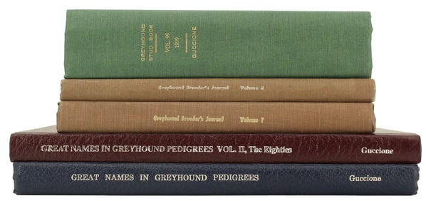(5) Greyhound Breeding and Pedigree Books