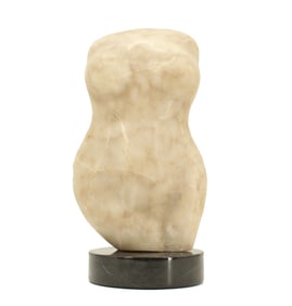 Barbara Ross Grossman Marble Female Torso Sculpture