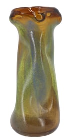 Dino Martens (1894-1970) Italian, Enameled Murano Glass Dimpled Vase