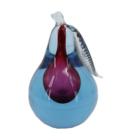 Alfredo Barbini (1912-2007) Italian, Murano Art Glass Pear