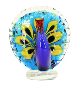 Dale Tiffany Art Glass Turkey Paper Weight