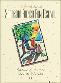 Sarasota French Film Festival 1990 Poster
