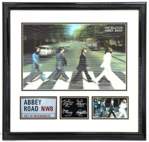 The Beatles' Abbey Road Archive Memorabilia Collage Poster