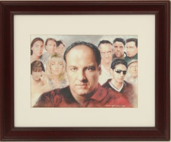 Haiyan Sopranos TV Show HBO Framed Artwork