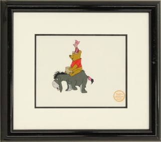 Winnie the Pooh Limited Edition Serigraph Cel "Blustery Day"