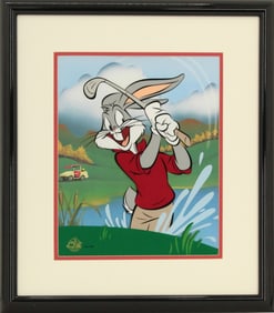 Looney Tunes Bugs Bunny "Blastin Bugs" Limited Edition Animation Art