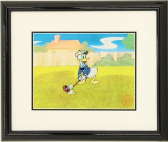 Donald Duck Golf Serigraph Cel "Donald's Golf Game"