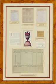 Classic Edition Reproduction of England vs. Australia 1882 Cricket Match Archived Ephemera