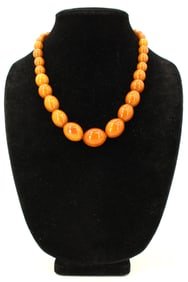 Polished Baltic Amber Necklace