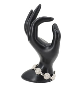 Theda Sterling Silver and Marcasite Bracelet - Gross 0.730 ozt.