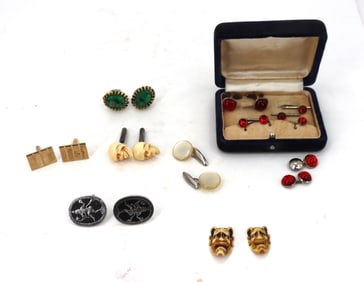 8 Pairs of Cufflinks & 5 Studs