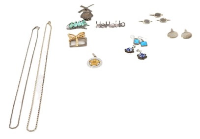 (16) Sterling Silver Jewelry Pieces - Gross 2.130 ozt.