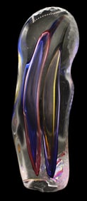Leon Applebaum (Born 1945) American, Abstract Glass Sculpture