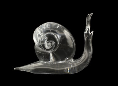 Art Glass Snail Sculpture or Paperweight