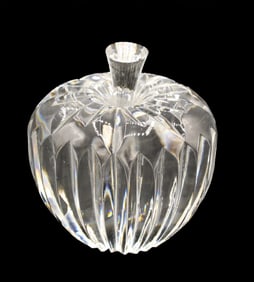 Waterford Crystal Apple Paperweight