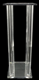 Modern / Acrylic Clear  Acrylic Pedestal / Stand