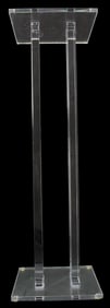 Modern / Contemporary Clear Acrylic Pedestal / Stand