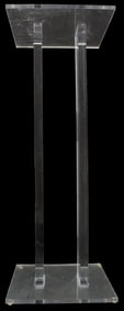 Modern / Acrylic Clear Acrylic Pedestal / Stand