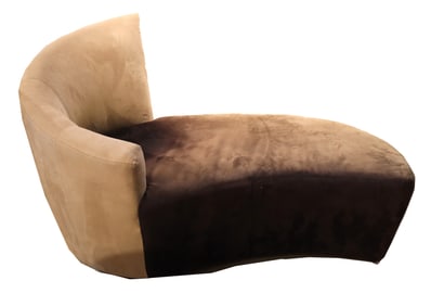 Vladimir Kagan Style Mid Century Chaise Lounge Chair