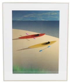 Martin Stein (21st Century) American, Limited Edition Digital Print, "Kayaks"