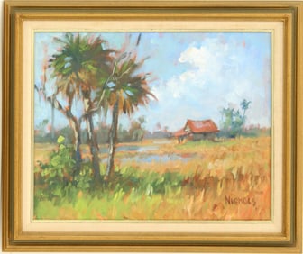 Roy Nichols (Born 1928) American, Oil on Canvas