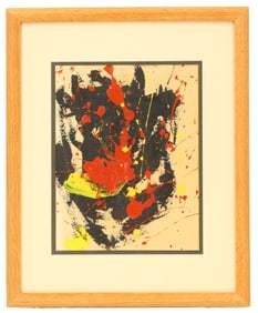 Willie Hamilton Jr. (1938-2022) African American Abstract Mixed Media Painting