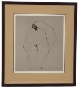 Frank Howell (1937-1997) American 1988 "Sweet Medicine" Lithograph Print