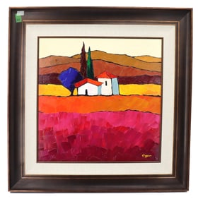 Sveta Esser (Born 1975) Russian/Israeli, Landscape Oil on Canvas