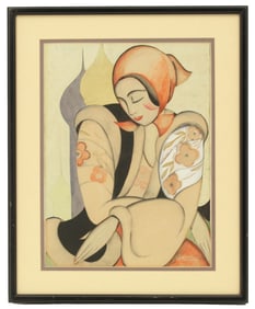 Rosamond Longfield Smith (1904-1994) American, Signed Watercolor