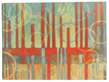 Signed Stedman (20th Century) Abstract Oil on Canvas