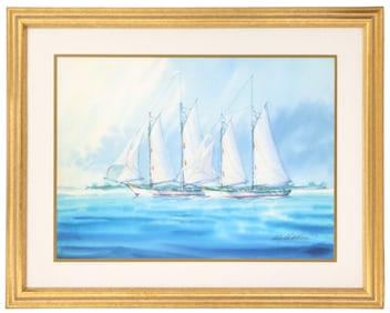 Richard E. Williams (1934-2016) American, Signed and Numbered Serigraph