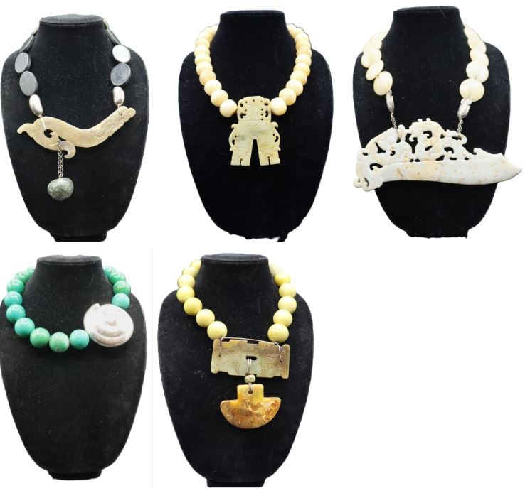 (5) Jadeite and Beaded Necklaces (1 of 18)