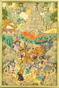 Im Warsa (20th Century) Balinese, Oil on Canvas
