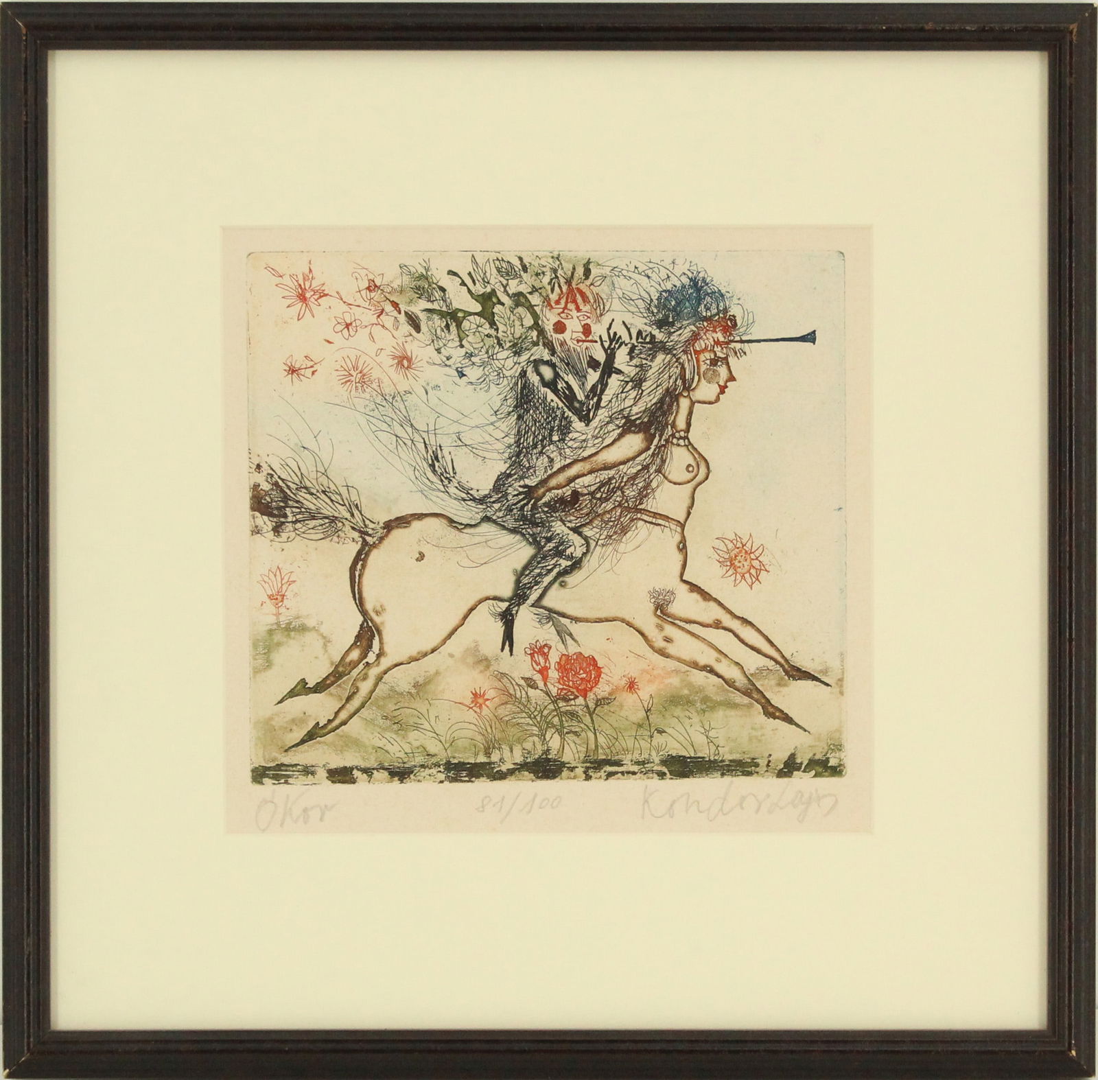 Lajos Kondor (1926-2006) Hungarian, Signed and Numbered Illustration Print (1 of 10)