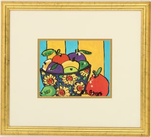 A. E. Barnes (Born 1963) American, Signed and Numbered Still Life Lithograph