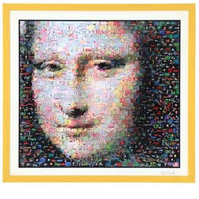 Neil J. Farkas (Born 1952) American, Seriolithograph Mona Lisa Mosaic