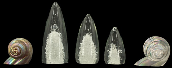 Glass Pieces from Cohn-Stone Studio and Mexico