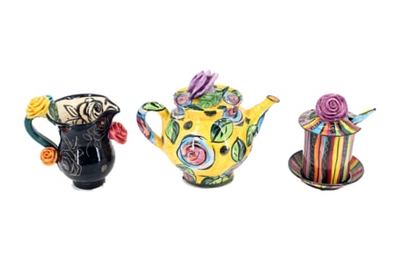 (3) Collection of Mary Rose Young Ceramics