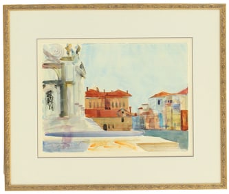Gordon Franklin Peers (1909-1988) American, Watercolor on Paper